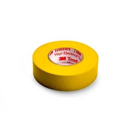 Cinta Aislante de Vinilo Temflex 1700, Color Amarillo, 3M