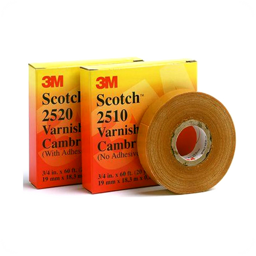 Cinta Aisladora Barnizada Tipo Cambric Scotch 2520, 3M